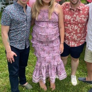 V. Chapman Lilac Geranium Dress